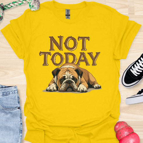 Not today - V11 - Bored Sleepy T-Shirt
